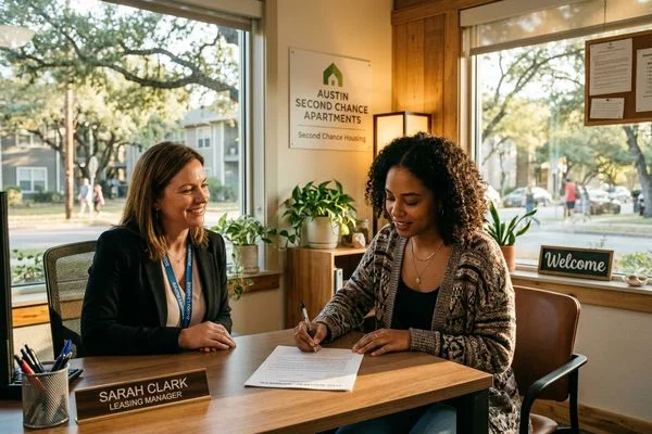 Signing a lease after eviction approval