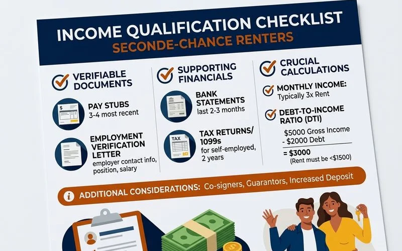 Income qualification checklist