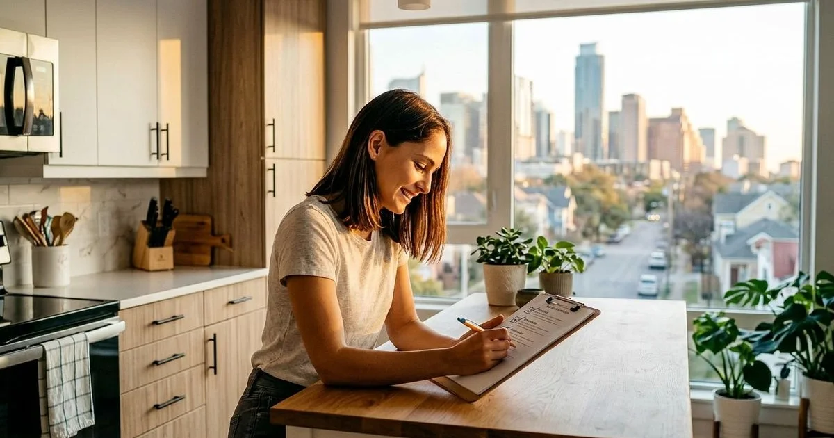 Renter reviewing a short curated apartment list